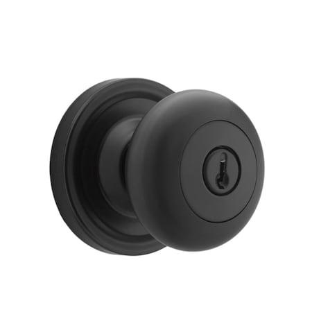 Weslock Impresa Entry Lock with Adjustable Latch and Full Lip Strike Metal Black Finish 00640I2I2SL23MB